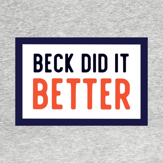 Basic Beck Did it Better Logo by Beck Did It Better